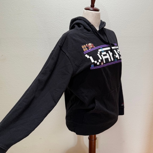 🕹️ Vans x Nintendo Donkey Kong 8-Bit Retro Gamer Collab 2016 Hoodie Men M - Picture 3 of 13